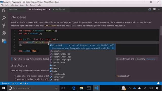 Visual Studio Code Tips and Tricks смотреть онлайн