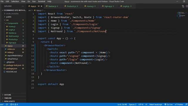 Ecommerce App With React Hooks & Firebase #2 Routing & SignUp/Login смотреть онлайн