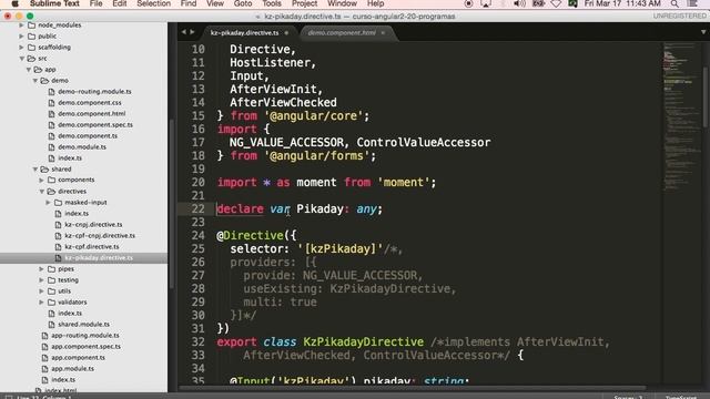 Angular 2 - Calendário seletor de data (datepicker) смотреть онлайн