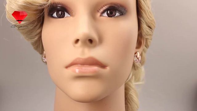 Bije.ru: Серьги круглой формы с золотым покрытием и кристаллами Swarovski Martta (Мартта) смотреть онлайн