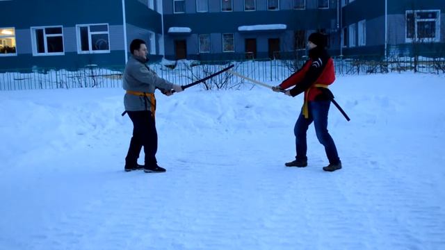 Кобудо Кёкусинкай (Снежногорск). Тренировка 11 февраля 2018. смотреть онлайн