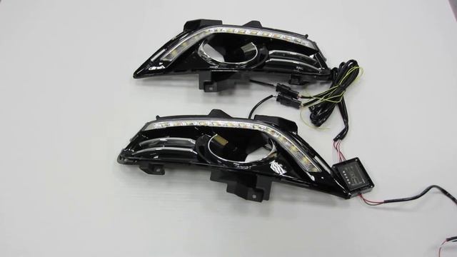 Рамки под противотуманные фары с ходовыми огнями Ford Mondeo V 2014-2019