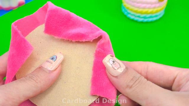 Make Cutest 2 Story Miniature House with Blue & Pink Color From Cardboard ❤️ DIY Miniature House смотреть онлайн