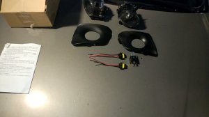 В Garage: Установка противотуманок на калину