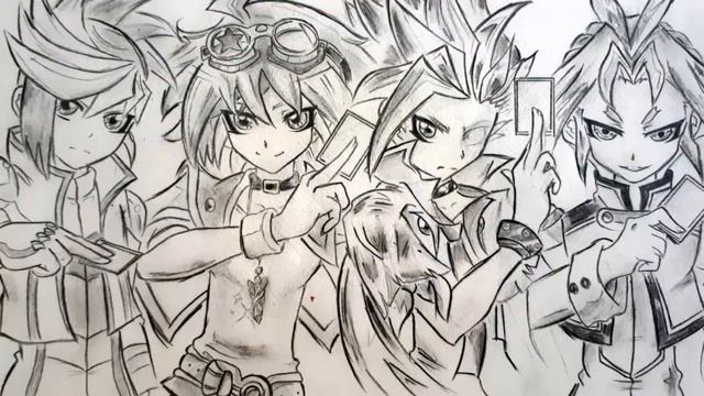 بعض رسوماتى لانمي yu gi oh arc v смотреть онлайн