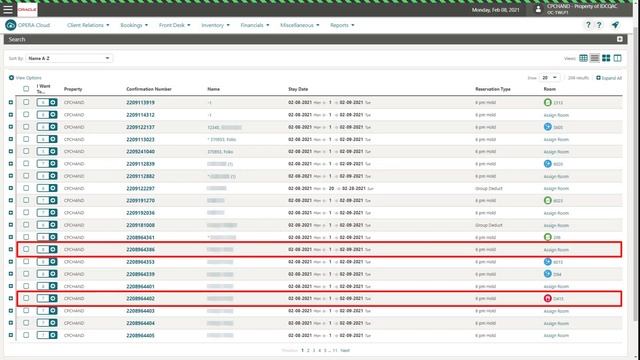 Hospitality Documentation–OPERA Cloud: Swap or Shift Assigned Rooms смотреть онлайн