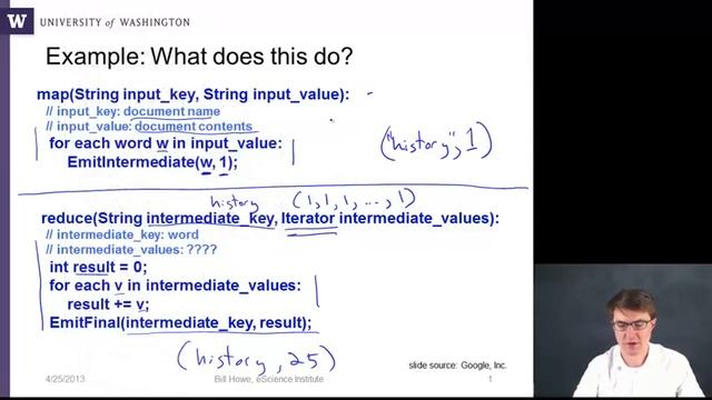 Data Science Map-Reduce Pseudocode смотреть онлайн