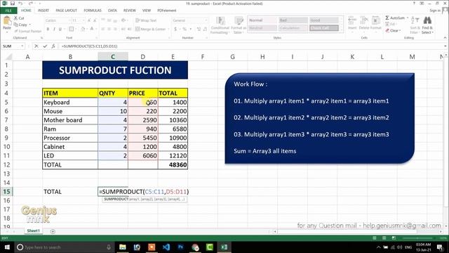 sumproduct excel | excel sumproduct function | excel formula sumproduct | excel sumproduct смотреть онлайн
