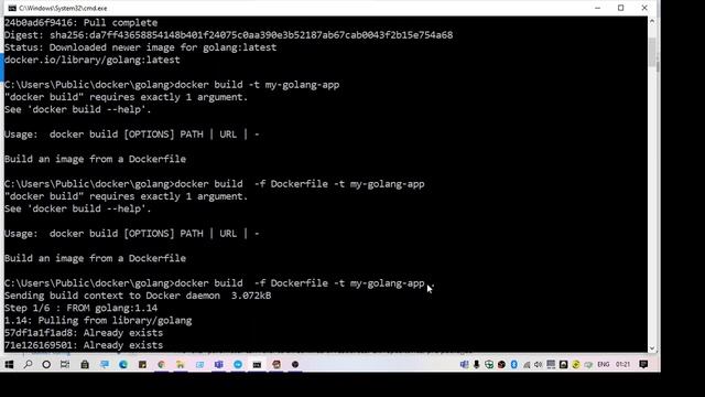 "docker build" requires exactly 1 argument. смотреть онлайн