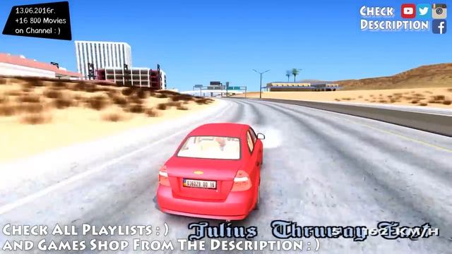 Chevrolet Aveo 2007 Algeria Car - GTA San Andreas 1440p / 2,7K _REVIEW смотреть онлайн