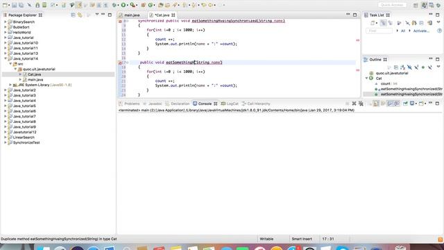 Video 14 : Synchronized in Java 2 смотреть онлайн