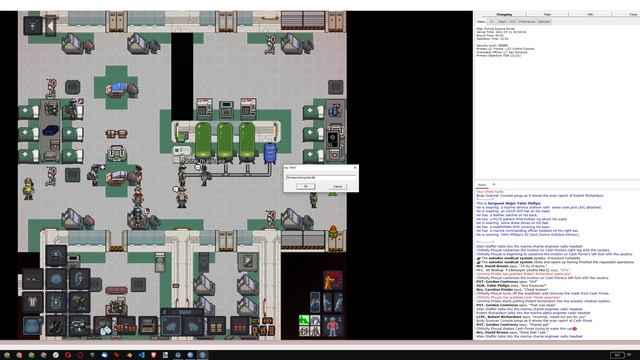 Space Station 13 - Colonial Marines - Full round - Xenos destroy the Marines смотреть онлайн