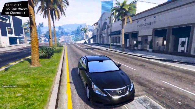 Hyundai Sonata 2013 Standard New ENB Top Speed Test GTA Mod Future _REVIEW