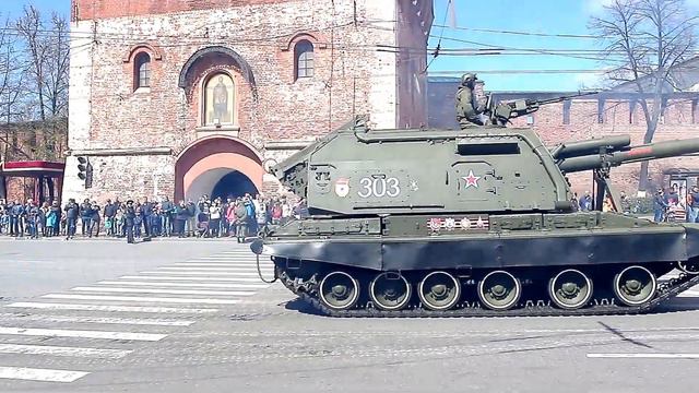 Репетиция перед Парадом Победы Нижний Новгород 2017 смотреть онлайн