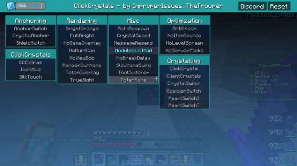 Minecraft ClickCrystals Mod Showcase