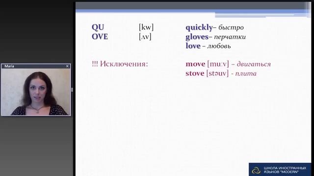 Чтение слов в английском языке смотреть онлайн