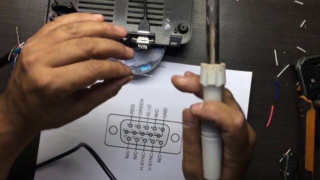 Montagem De Cabo VGA