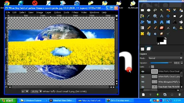 GIMP TUTORIAL: How To Separate ONE Image Into Several Layers In Order To Manipulate It (FREE) смотреть онлайн