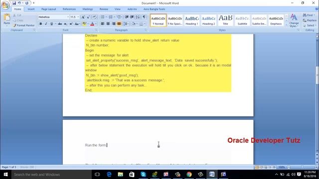 Displaying Modal Window Messages in Oracle Forms Using Show_Alert смотреть онлайн
