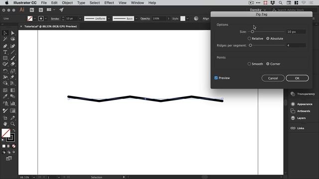 Wavy Lines in Illustrator | 2 Minute Tutorial смотреть онлайн