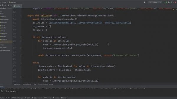 ДИСКОРД БОТ #10 | МЕНЮ ВЫБОРА / SELECT MENU | DISNAKE/DISCORDPY | DISCORD BOT PYTHON