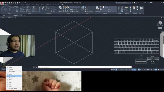 022 AutoCAD 3D UCS and Orbit смотреть онлайн