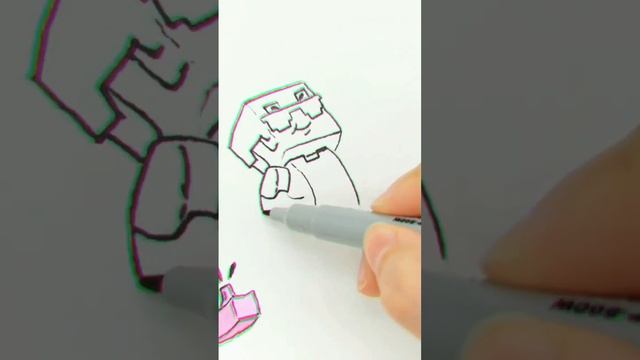 Рисуем популярных персонажей из Майнкрафт смотреть онлайн