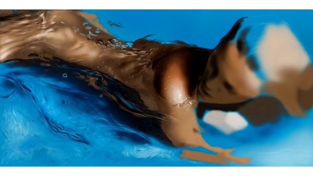 Speed art "Girl in water" / Девушка в воде смотреть онлайн