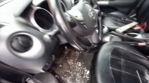 Ниссан Джук ремонт звукового сигнала и замена рулевого шлейфа - улитки.