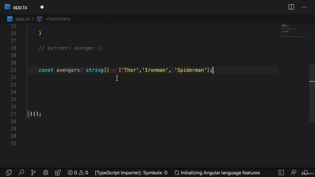 17 Desestructruación de Objetos y Arreglos TypeScript смотреть онлайн