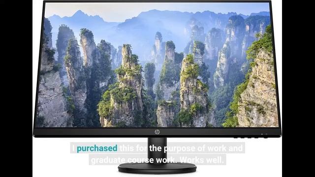 Review HP V270 27 Inch Monitor Full HD LED 1920 x 1080 IPS, Anti Glare HDMI, DVI-D, VGA - black смотреть онлайн