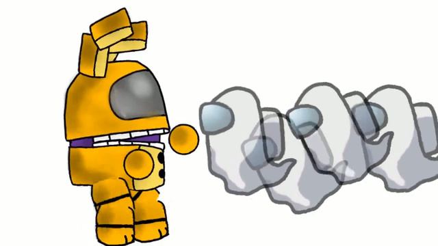 Purple Guy's Death But AMONG US