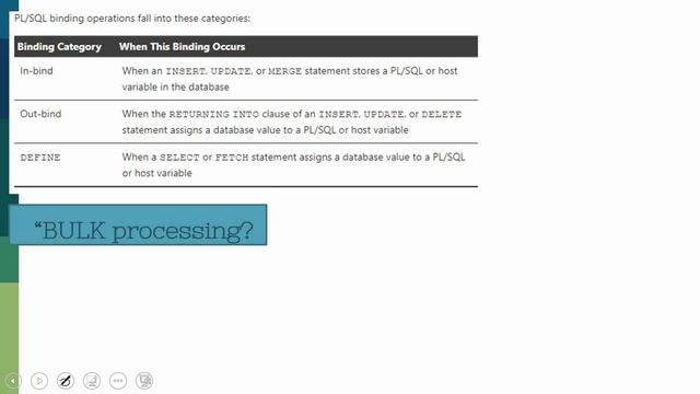 2 PLSQL Performance Tuning Bulk Collect Part 1 смотреть онлайн