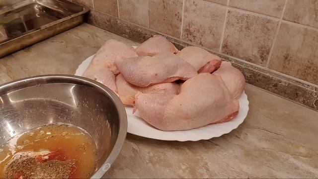 Сочные куриные ножки с корочкой в апельсиновой заправке смотреть онлайн