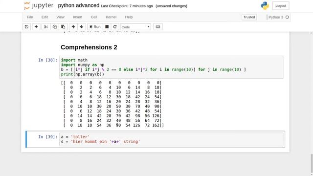 Python für Fortgeschrittene #9: Comprehensions mit if-else Verzweigungen смотреть онлайн