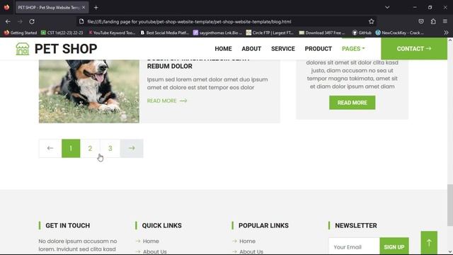 Pet Shop Website Using HTML CSS Bootstrap & JavaScript | Pet Shop Website Project смотреть онлайн