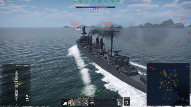 War Thunder | USS Detroid first game | naval really makes money! смотреть онлайн