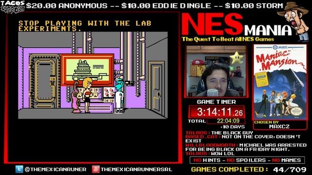 45/714 Maniac Mansion (Part 1/2) - NESMania смотреть онлайн