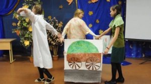 Инсценировка басни И Крылова  Лебедь, рак, и щука