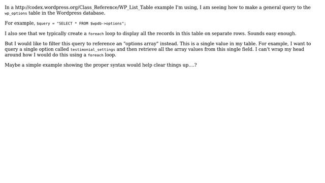 Wordpress: Filtering a Database Query смотреть онлайн