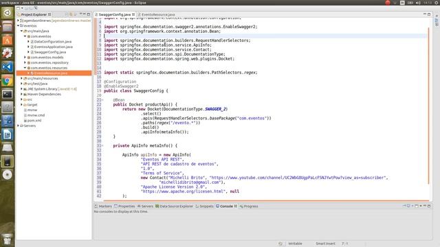 Criando uma API RESTful com Swagger UI смотреть онлайн