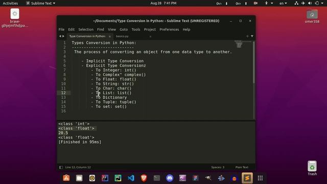 #09 Type Conversion In Python смотреть онлайн