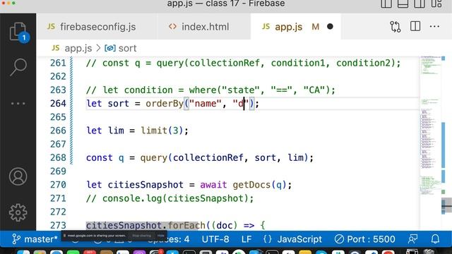 Firebase Firestore Web (Part 1 of 2) Version 9.10.0 (Class 4) смотреть онлайн