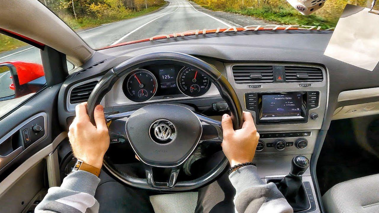 2014 Volkswagen Golf 1.4 TSI - POV ТЕСТ-ДРАЙВ смотреть онлайн