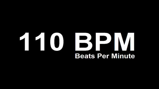 110 BPM Beats Per Minute Metronome Click Track смотреть онлайн