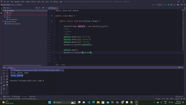 Stacks in Java смотреть онлайн