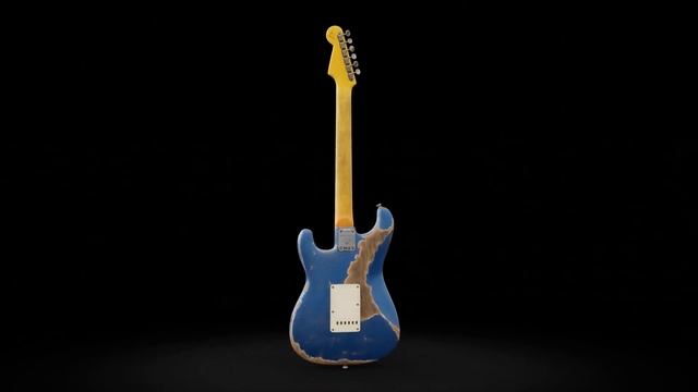 3D-Модель гитары Fender Custom3D смотреть онлайн