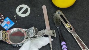 замена батарейки на часах CASIO EDIFICE.