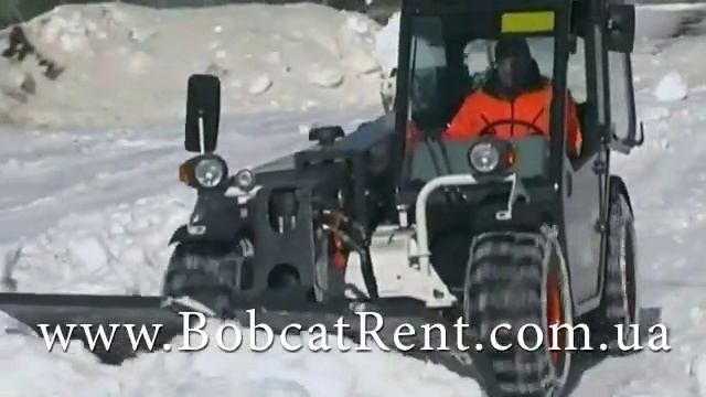 Снежный V отвал Bobcat смотреть онлайн