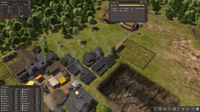 Banished - Развитый город, хитрости с амбаром, туннели #12 смотреть онлайн